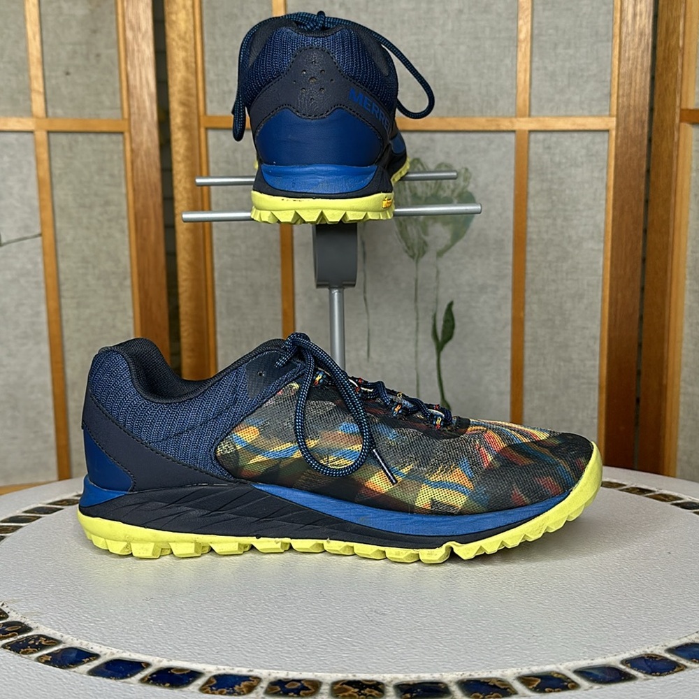 Colorful Merrell Women Size Antora Rainbow Mountain Running